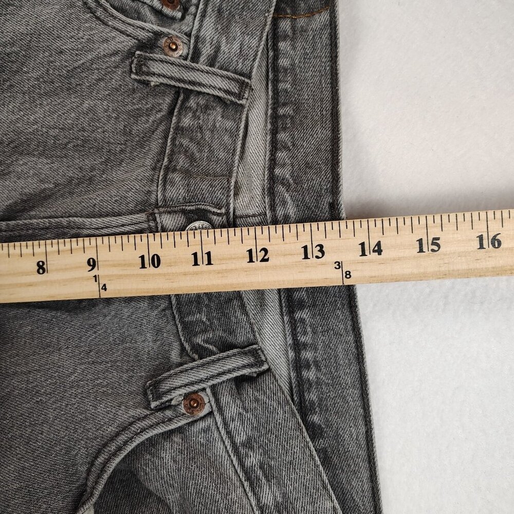 Levi 501 Jeans Men 34 x 34  Charcoal Gray Button Fly Red Tab - Picture 11 of 11